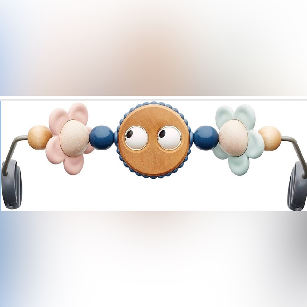 BabyBjörn Toy for Bouncer, Googly Eyes Pastels